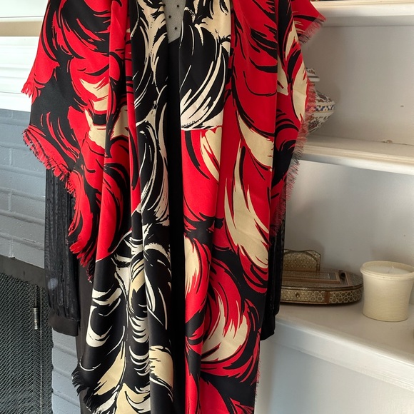 Rare!! VINTAGE Christian Dior Silk Scarf - Picture 5 of 14